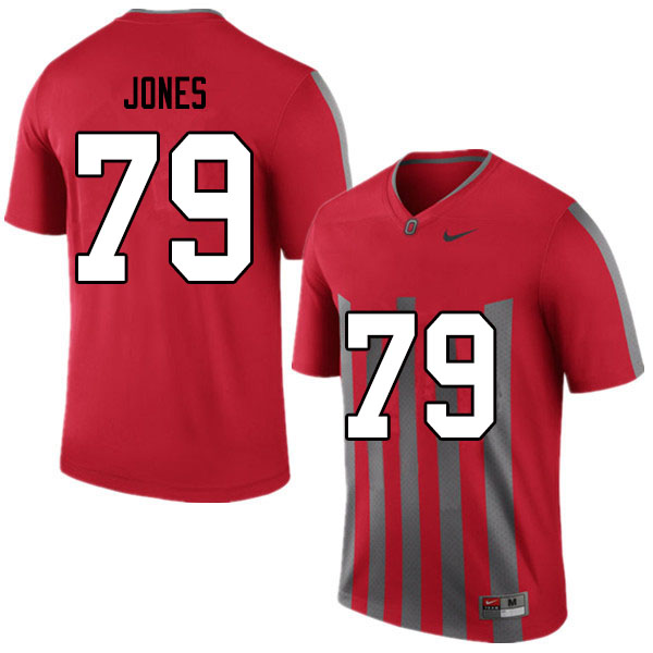Men #79 Dawand Jones Ohio State Buckeyes College Football Jerseys Sale-Retro